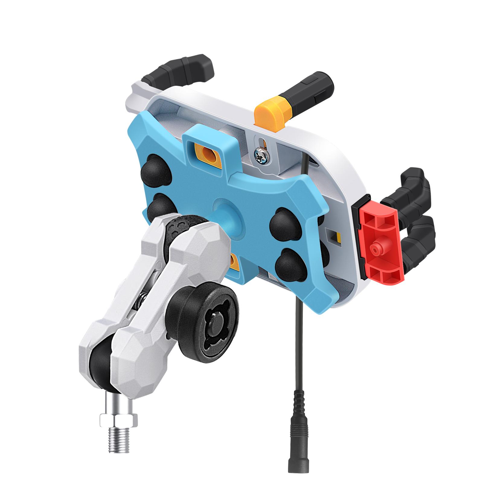 Шарнирная головка M8/M10 + амортизирующий кронштейн для телефона Беспроводная зарядка 15 — фото 14