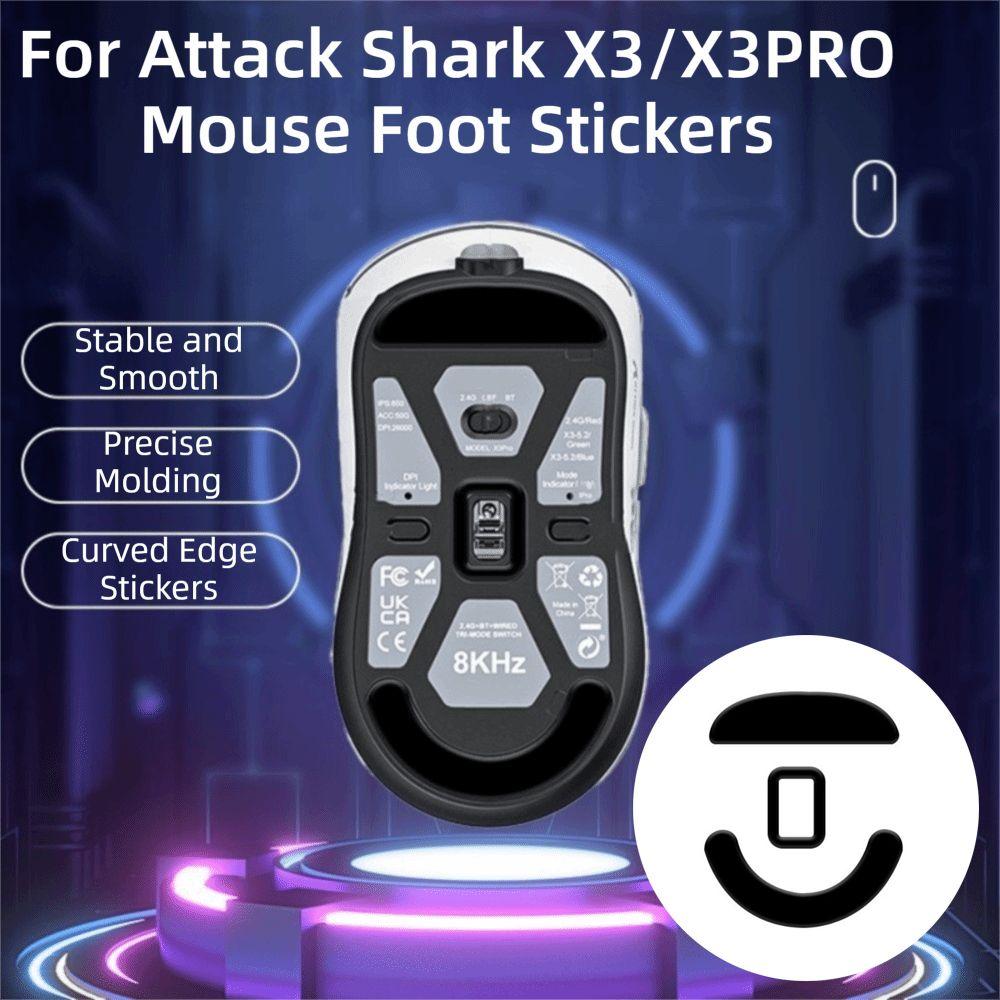 Wear-Resistant Mouse Foot Pads PTFE Mouse Feet Pad for ATTACK SHARK X3 PRO Gaming Mice