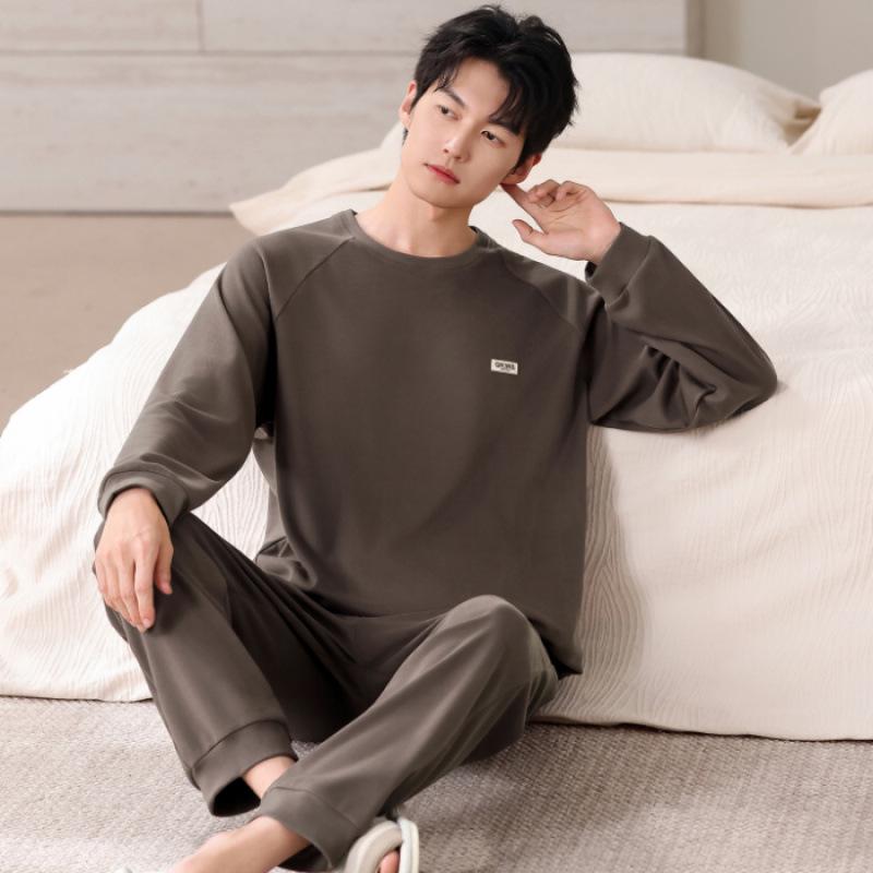 

Men s Velvet-Lined Winter Pajama Set: Warm, Fashionable & Comfortable for Home or Outdoor Wear Quadruple Extra Large (XXXXL)