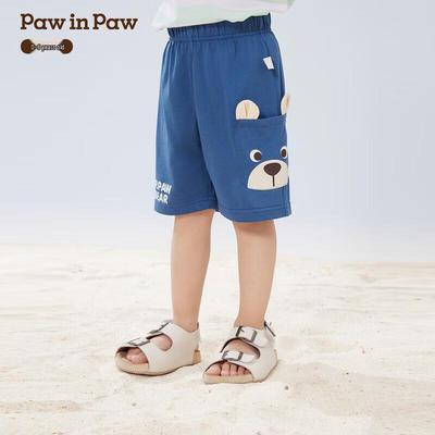 PawinPaw Boys' Cartoon Bear Casual Shorts