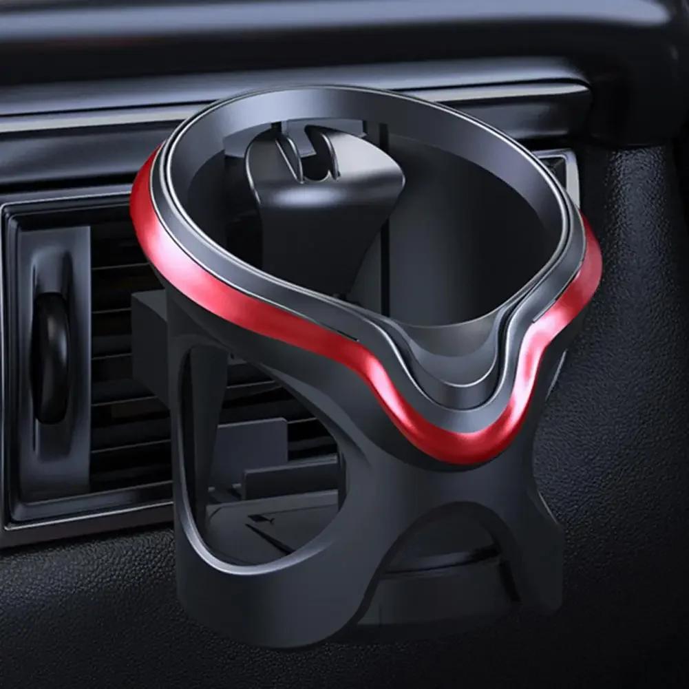 Universal Car Cup Holder with LED Light Anti-Shake Easy To Install Automotive Air Vent Cup Bottle Holder