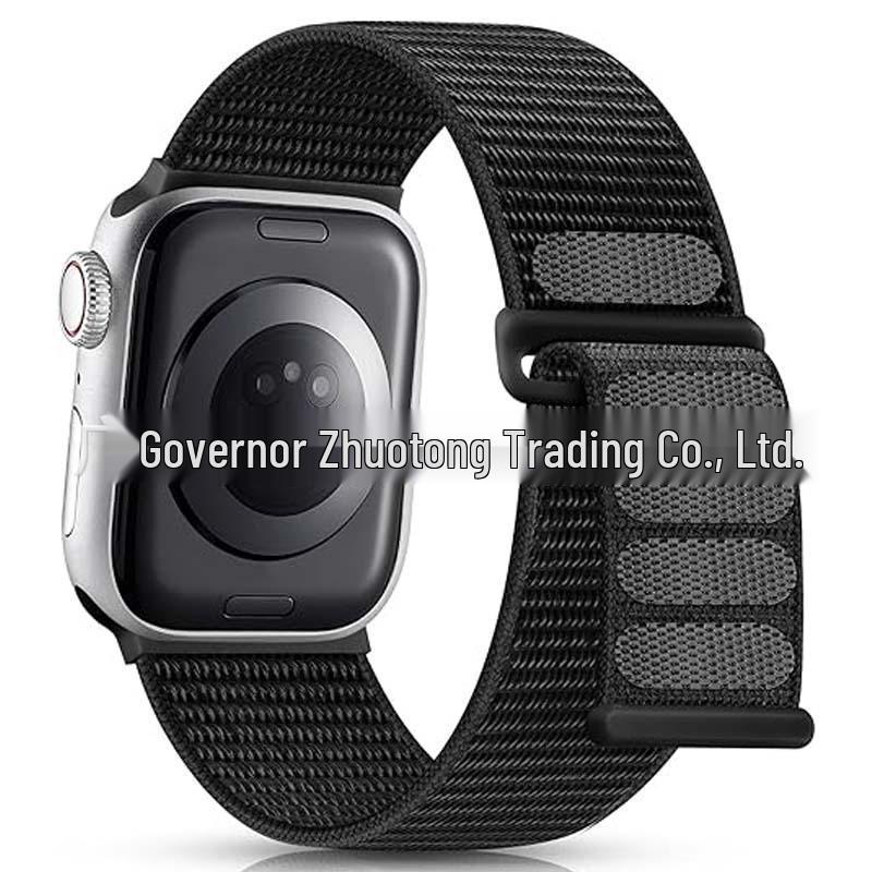 Compatible Apple iWatch11 Double Section Nylon Loop Strap Ultra3 Woven Band