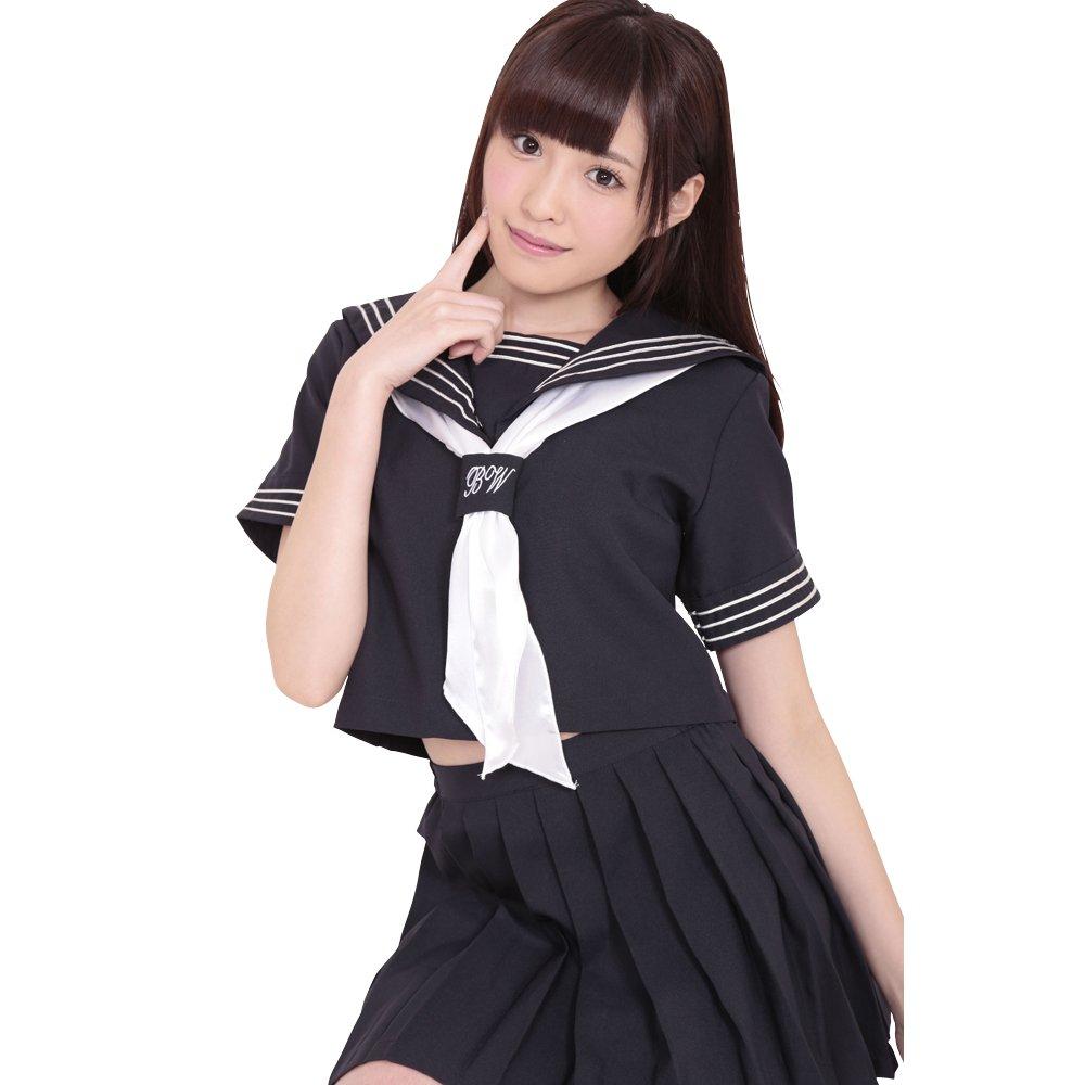 Be With Blue Sky Sailor Navy Size Cosplay Costume Uniform, Blue, M, Women's