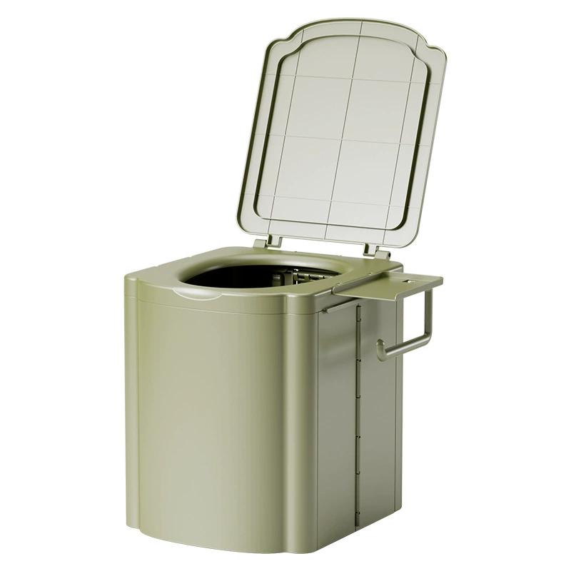 Inodoro portátil plegable para camping, baño móvil para coche, inodoro de emergencia para viajes