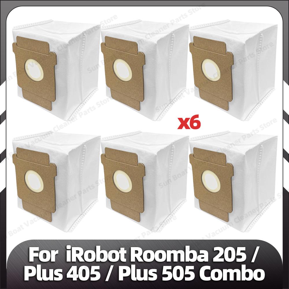 

Compatible for iRobot Roomba 205 / Plus 405 / Plus 505 Combo Replacement Main Side Brush HEPA Filter Mop Pads Dust Bag Parts
