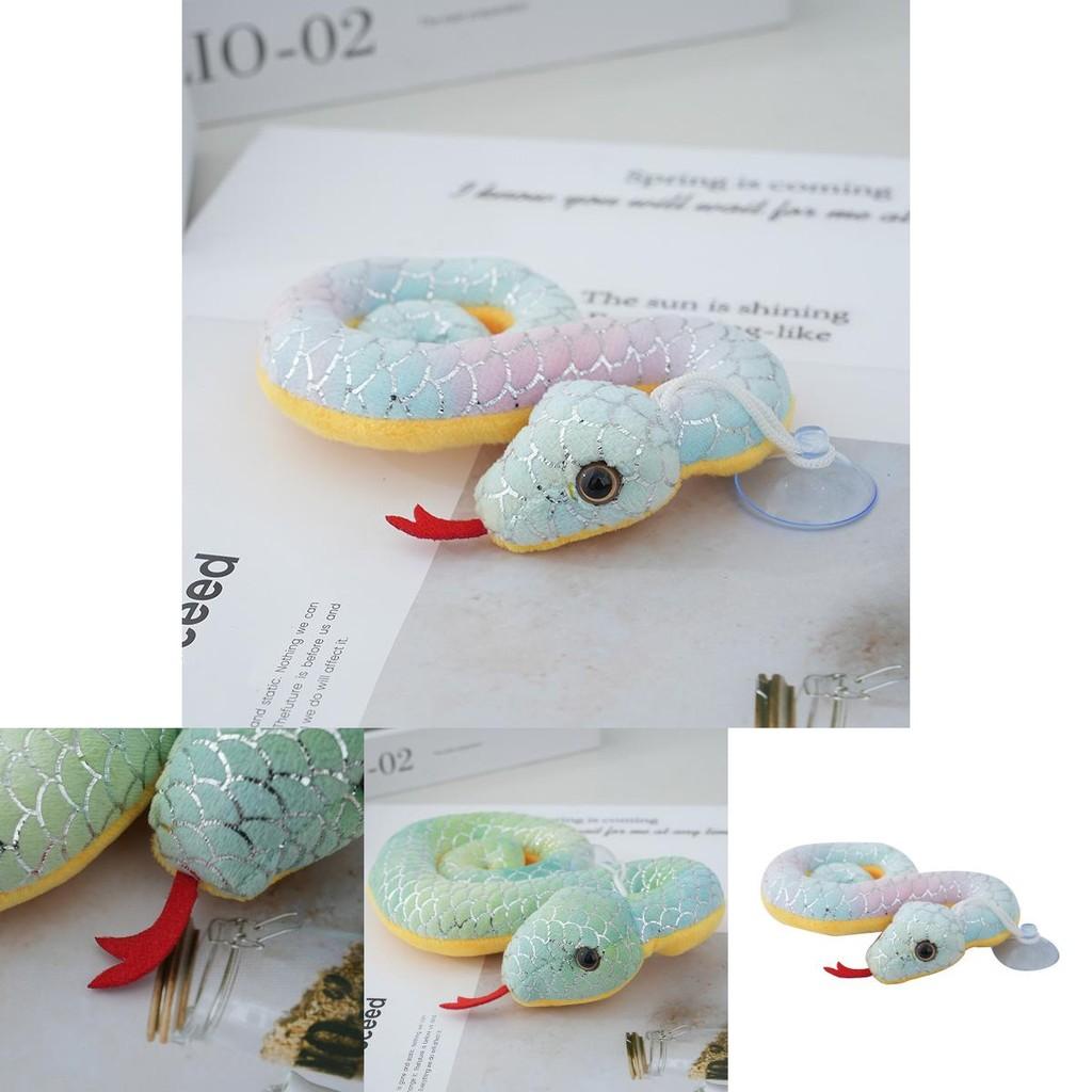 Peluche Serpe Tie-dye Realistico Morbido Riempimento in Cotone PP Decorazione per Feste