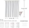 Japanese Wave Art Great Wave Shower Curtain Machine Washable All Season Waterproof Privacy Protection Traditional Designelegant