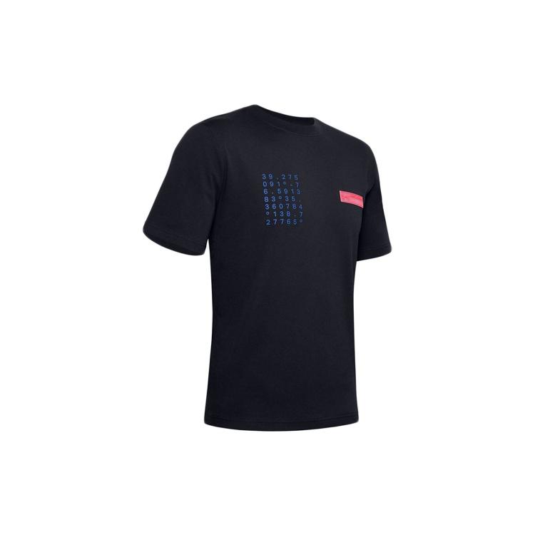 Men s Under Armour Summit Graphic Sports Short Sleeve Black 1359714-001 M