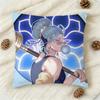 1Pc Anime Record Of Ragnarok Cartoon Style Double-Sided Printed Square Decorative Cushion Cover For Sofa Living Room Home Decor