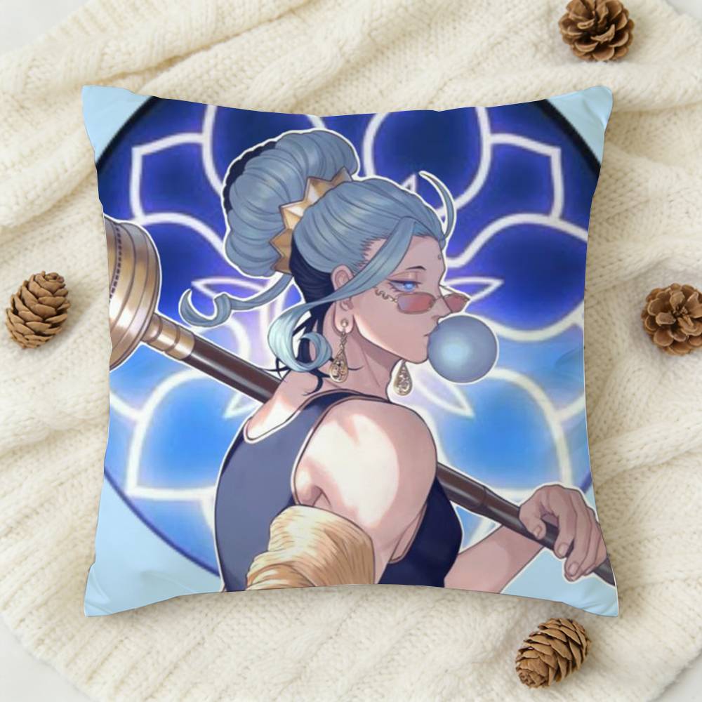 1Pc Anime Record Of Ragnarok Cartoon Style Double-Sided Printed Square Decorative Cushion Cover For Sofa Living Room Home Decor