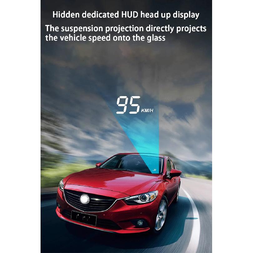 ZJCGO Auto HUD Display Car Projector Alarm Head Up Display Speedometer Windshield for Mazda 3 Mazda3 BM BN 2013~2018