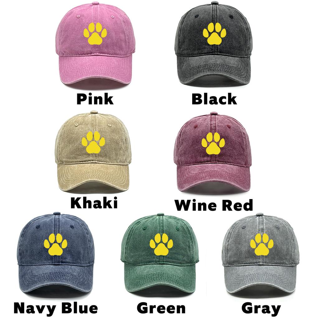 Multiple Colors Dog Claws Print Unisex Sun Hat Gorra Hombre Vintage-Inspired Stylish Adjustable Caps Perfect For Street Style