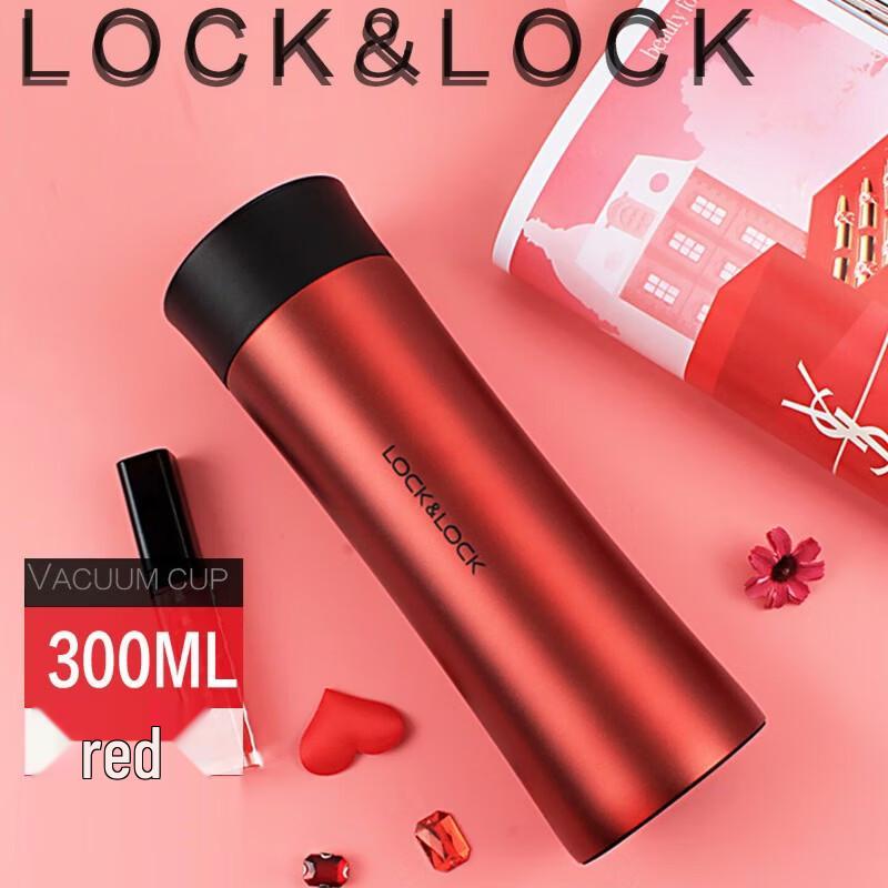 

LOCK&LOCK LHC4027 Palm-sized Stainless Steel Thermal Mug 300ml