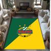 Rapid Wien FC Soccer Football Pattern Soft Area Rug Non Slip Indoor Floor Carpet Sports Decor Mat for Bedroom