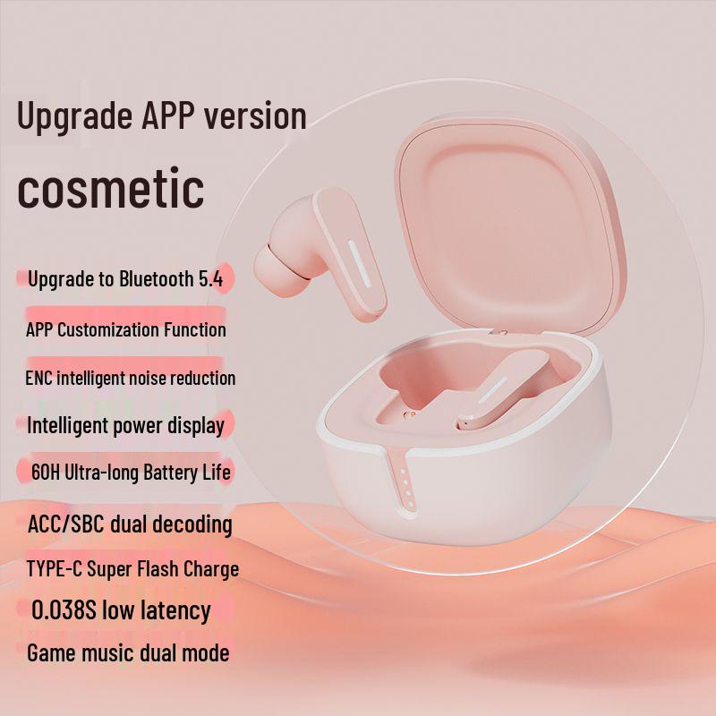 2025 True Wireless Bluetooth Earphones: In-Ear, Long Battery, Low Latency for Sports, Gaming, Students, Men & Women