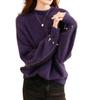 RoyzTocz Knit Long Tight and Solid Color Knit Perfect for and Women's Sweater, Pearl-Embroidered, Sleeve, Fit, Warm, Fashionable, Sophisticated,
