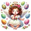 5D DIY Full Round Drill Diamond Painting Easter Kit Home Decor Art Craft 30x30cm