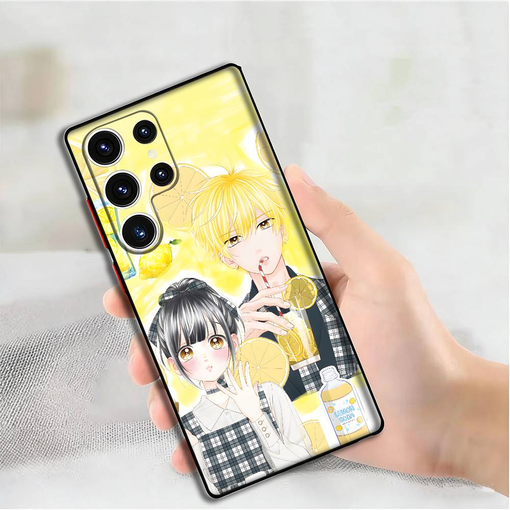 Anime K-Kai U-Uka Handy Silikonhülle für Samsung S24 22 20 23 21 20 Ultra Plus Lite 5G Druckabdeckung