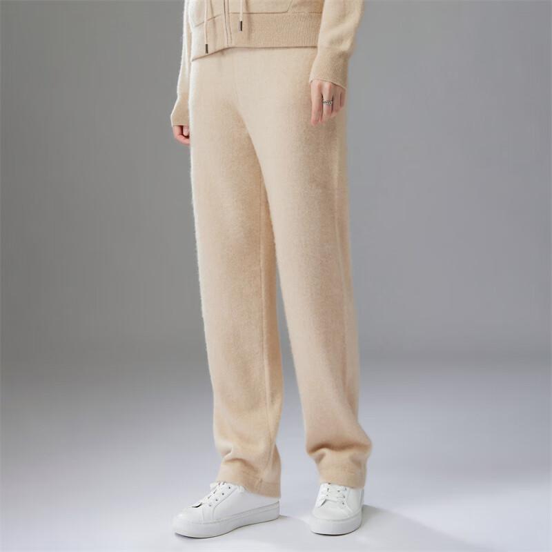 Fantrue Women's Loose Straight-Leg Cashmere Blend Pants