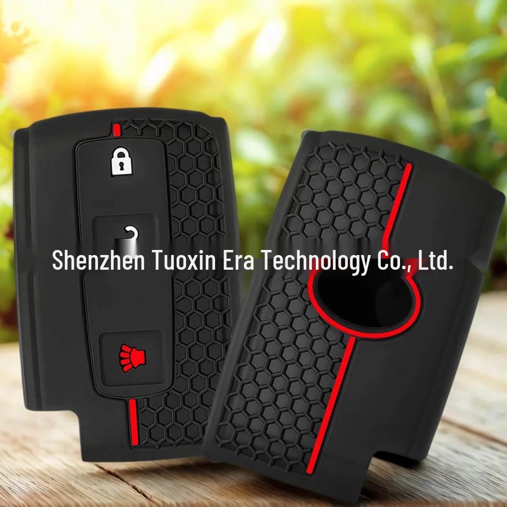 Toyota Prius Crown 3-Button Honeycomb Silicone Key Cover