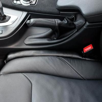 Car Seat Gap Filler Organizer Soft Leather Console Side Leakproof Padding Prevent Items Drop Universal Fit for All Car Models