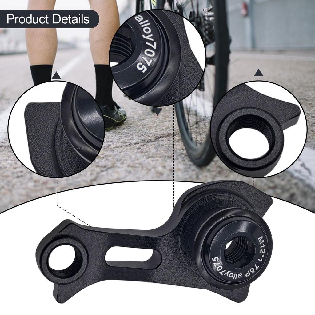 Universal Derailleur Hanger Bicycle Derailleur Hanger Tail Hook for Biking Mountain Road Bikes Cycling Components Replacement