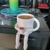 3D Printed Jointed Coffee Bean Desk Ornament