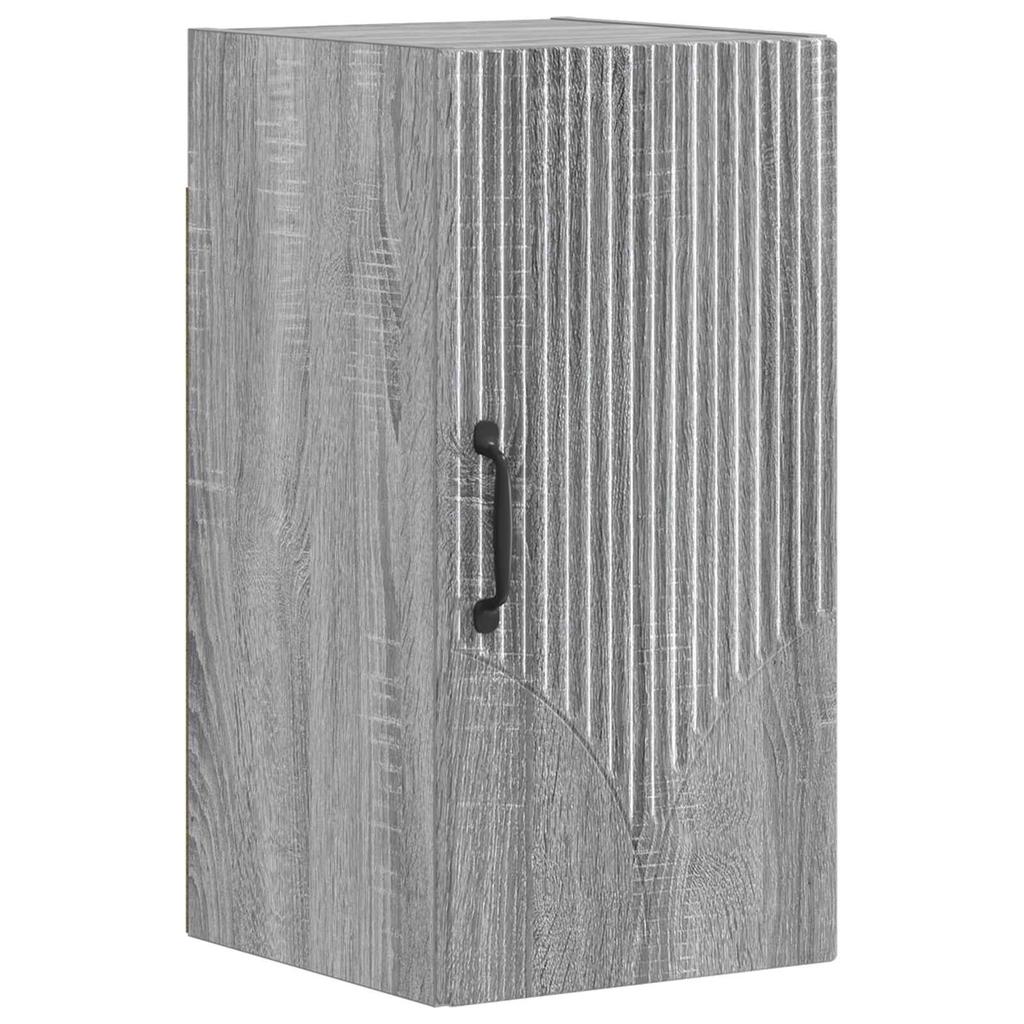 4 Piece Bathroom Cabinet Set HOORN Sonoma Grey