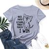 CUTE CAT Fashion Cotton T-Shirt Short Sleeve Round Neck Women 2d Print Tops