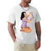 Metromedio Designs Cut Out Pinup TShirt Work Duty Casual TShirt