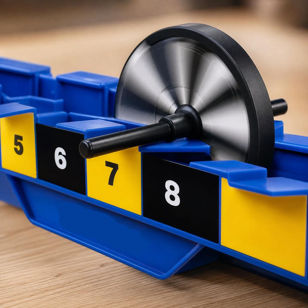 Spin-Zone Family Game Classic Tabletop Game with Spinning Track and Scoreboard for Group Play Suitable for Ages 6 and Up