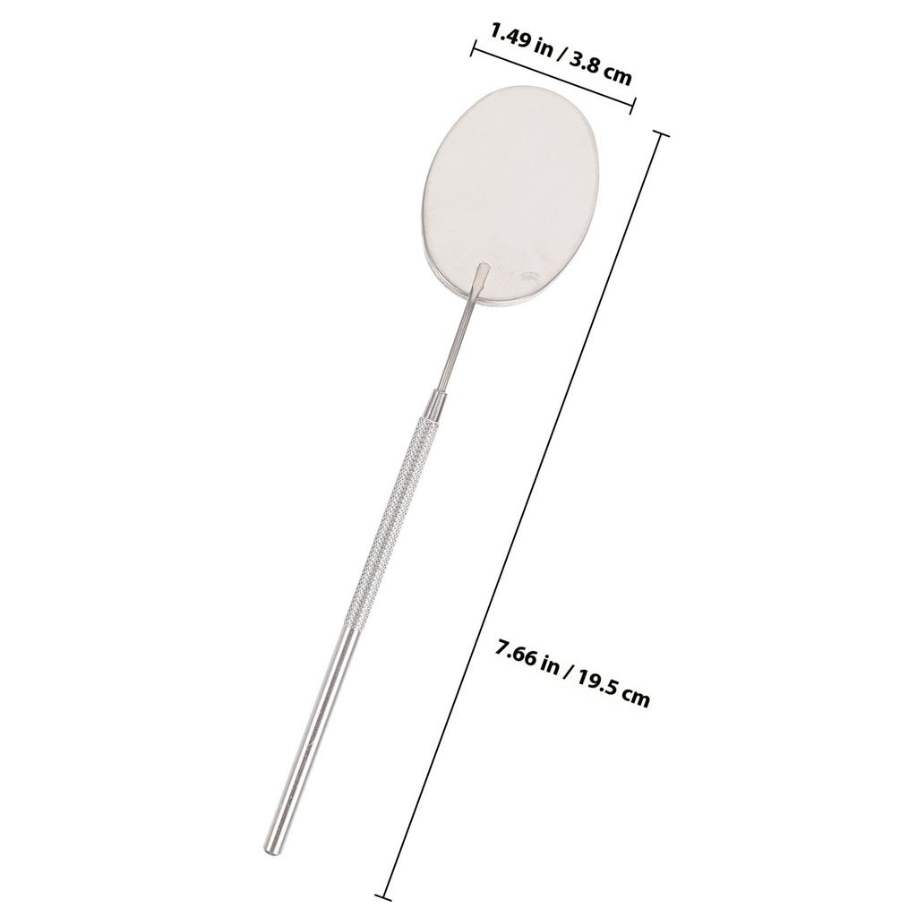 Professional Stainless Steel Lash Extension Mirror Portable Lightweight Eyelash Checking Mirror for Eyelash Extensions Face