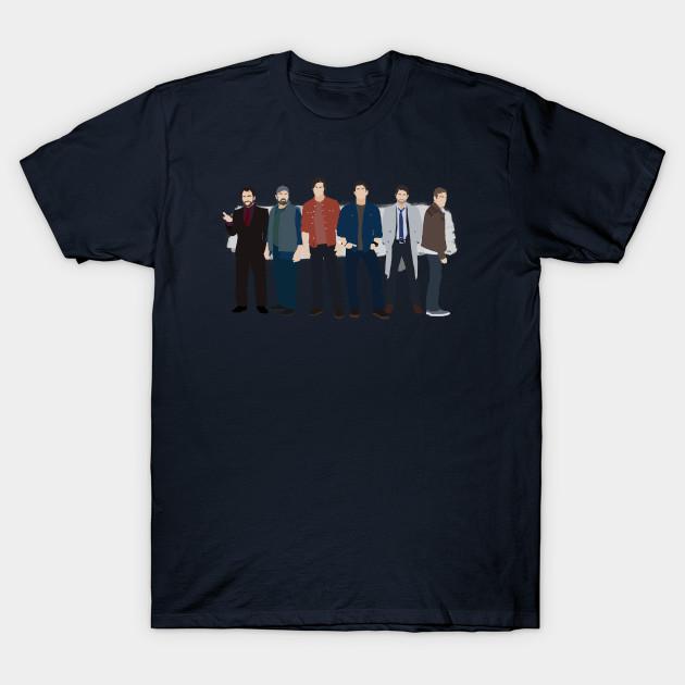 

Men Black Print T-shirt The Hunters No-Cut Transfer Paper Print Cotton Tshirt 4XL Темно-синій