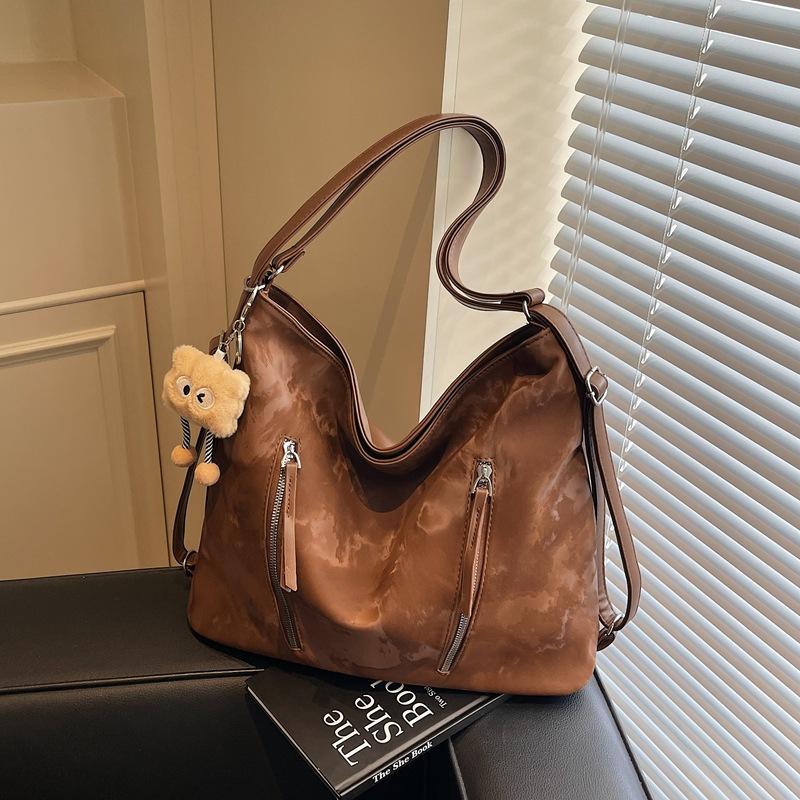 Casual Commuter Tote Bag Women's Large-capacity Bag New Single Shoulder Crossbody Multi-purpose Backpack