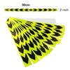 5cm*90cm Fluorescent Yellow-Black Arrow Reflective Adhesive Tape Safety Warning Waterproof Stickers High Light Reflectors Strip