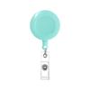 1pc Plastic Retractable Badge Reels Student ID Bus Cards Holder Clips School Supplies Nurse Doctor Easy-to-pull Buckle Clips