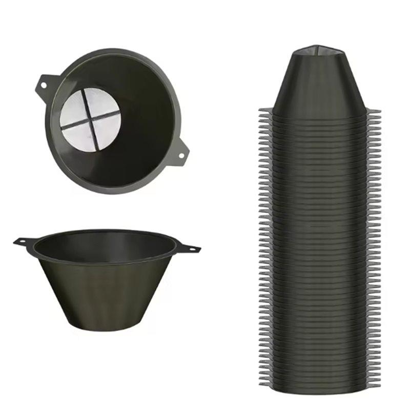 A25F-Reusable Paint Filter Screen, 50Pcs Fine Nylon Mesh Industrial Filter For Oil-Based And Water-Based Paints