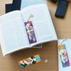 3Pcs Special Shape Flower Diamond Bookmark Art Projects Diamond Painting Bookmark Making Kit Diamond Art Bookmark with Pendant
