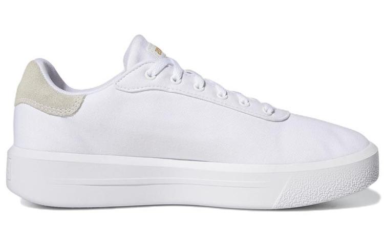 adidas Dámské platformové tenisky Court Platform Cln 'White Gold Metallic' GZ1689
