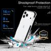 For iPhone 17 Pro Case Four Corners Anti Drop Clear TPU+TPE+PC Phone Cover