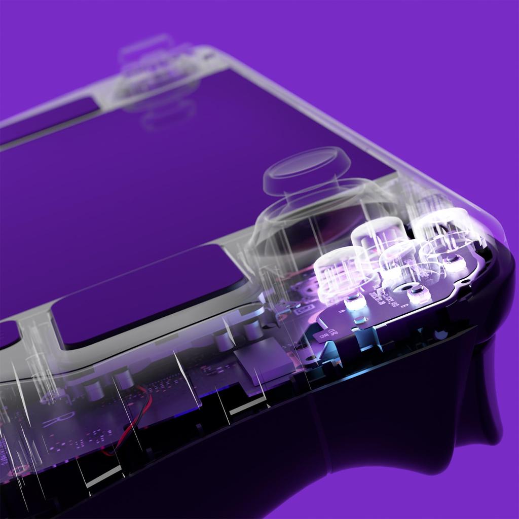 eXtremeRate Face Clicky Kit Compatible with Steam Deck Handheld Game Custom Dpad View ABXY Menu Button Face Button Mouse Clicky Kit Compatible with