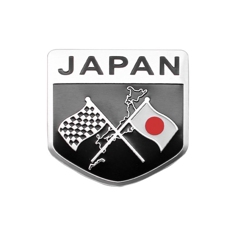 Emblém Styling auta 3D Hliník Japonsko Logo Vlajka Nálepky Dekorácia Príslušenstvo Pre Toyota Corolla CHR Rav4 Yaris Auris Avensis