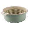 Drain Basket Double Layers Multifunctional PP Kitchen Colander Strainer Household Supplies