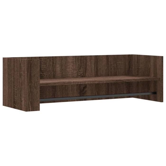 VidaXL Wall Shelf Brown Oak 100x35x30.5 Cm Engineered Wood, Cube Wall Shelf, Cube Organizer, Shelf 848464