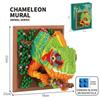 3D Bausteine Haifisch Monsterkopf Wandbild Wandblock DIY Tieranhänger Wanddeko Wandbehang Skulptur Heimdeko Spielzeug Geschenk