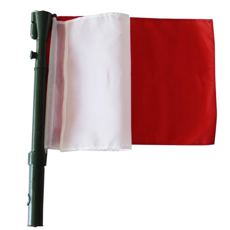 Red and White Signal Command Flag Standard