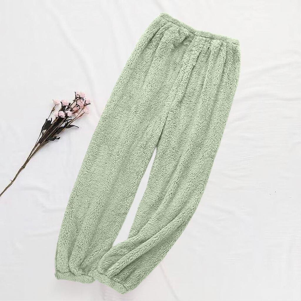 Women's Plush Tapered Pants Fashionable Ladies