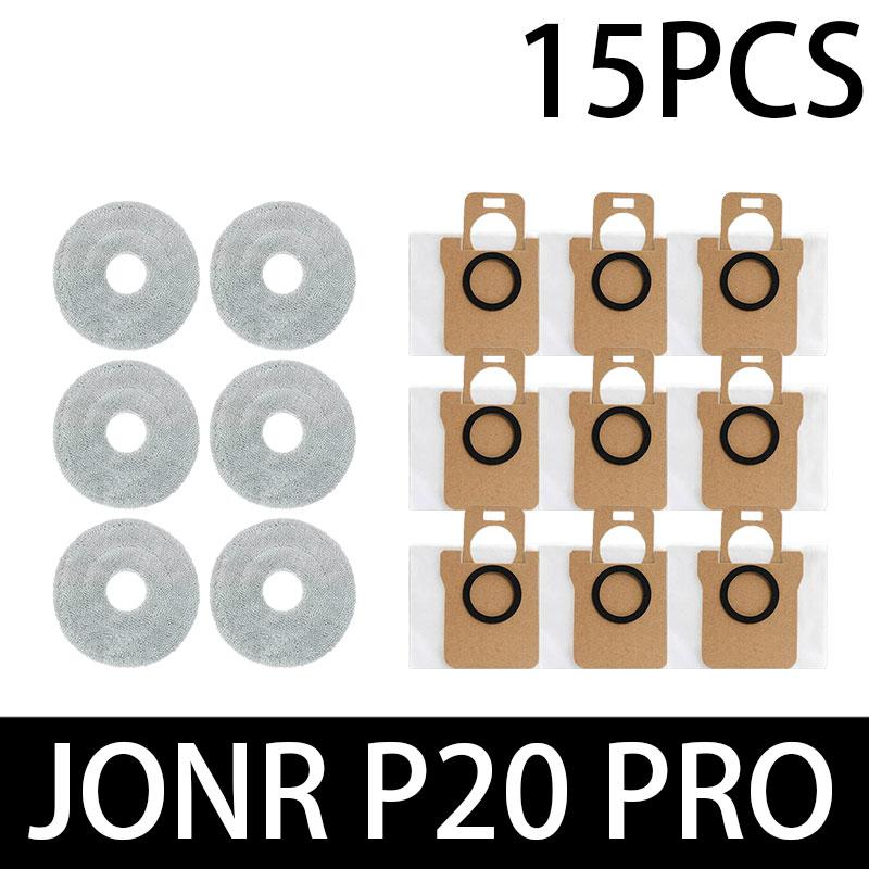 Für JONR P20 PRO / T5 Pro Roboterstaubsauger Zubehör Haupt-Seitenbürste Hepa-Filter Mopptuch Ersatz