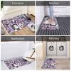 Demon Slayer Kocho Shinobu Doormat Anti-Slip Bath Kitchen Mat Garden Garage Door Floor Entrance Carpet Rug