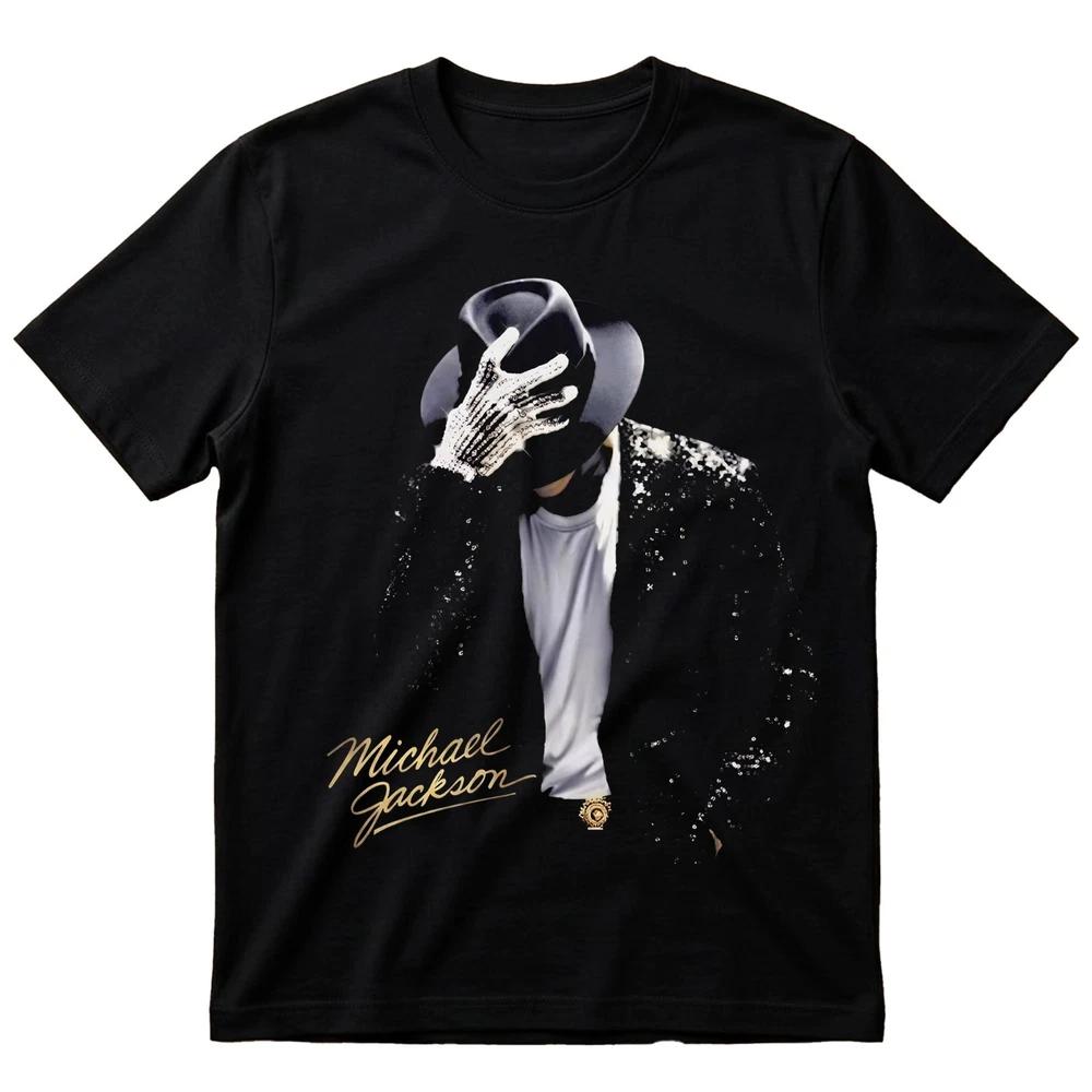 Графическая футболка Майкла Джексона Музыка MJ Король Поп-музыки Футболка идеальный подарок S
